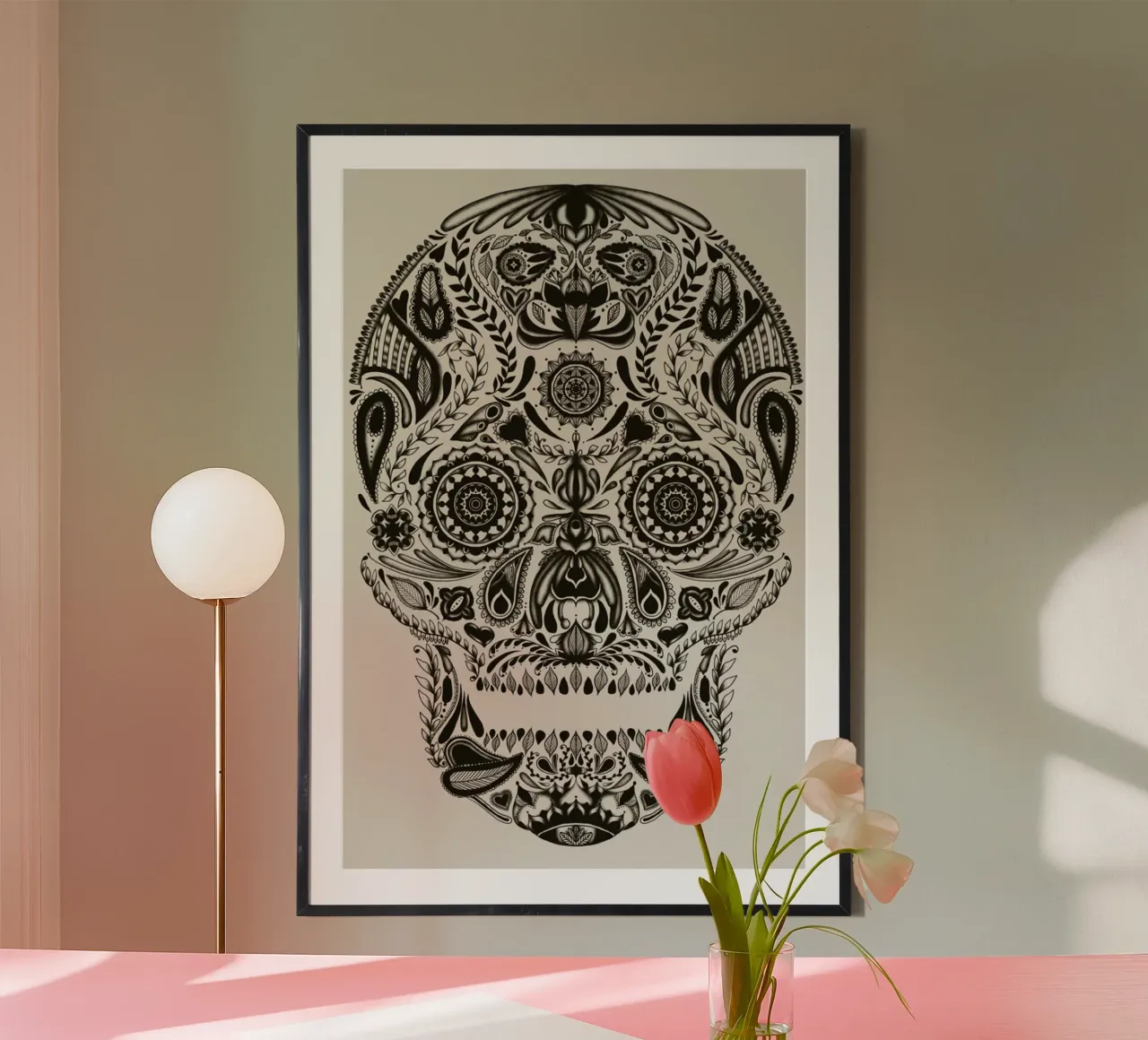 Dia de los muertos carta hahnemühle da Tobe Fonseca