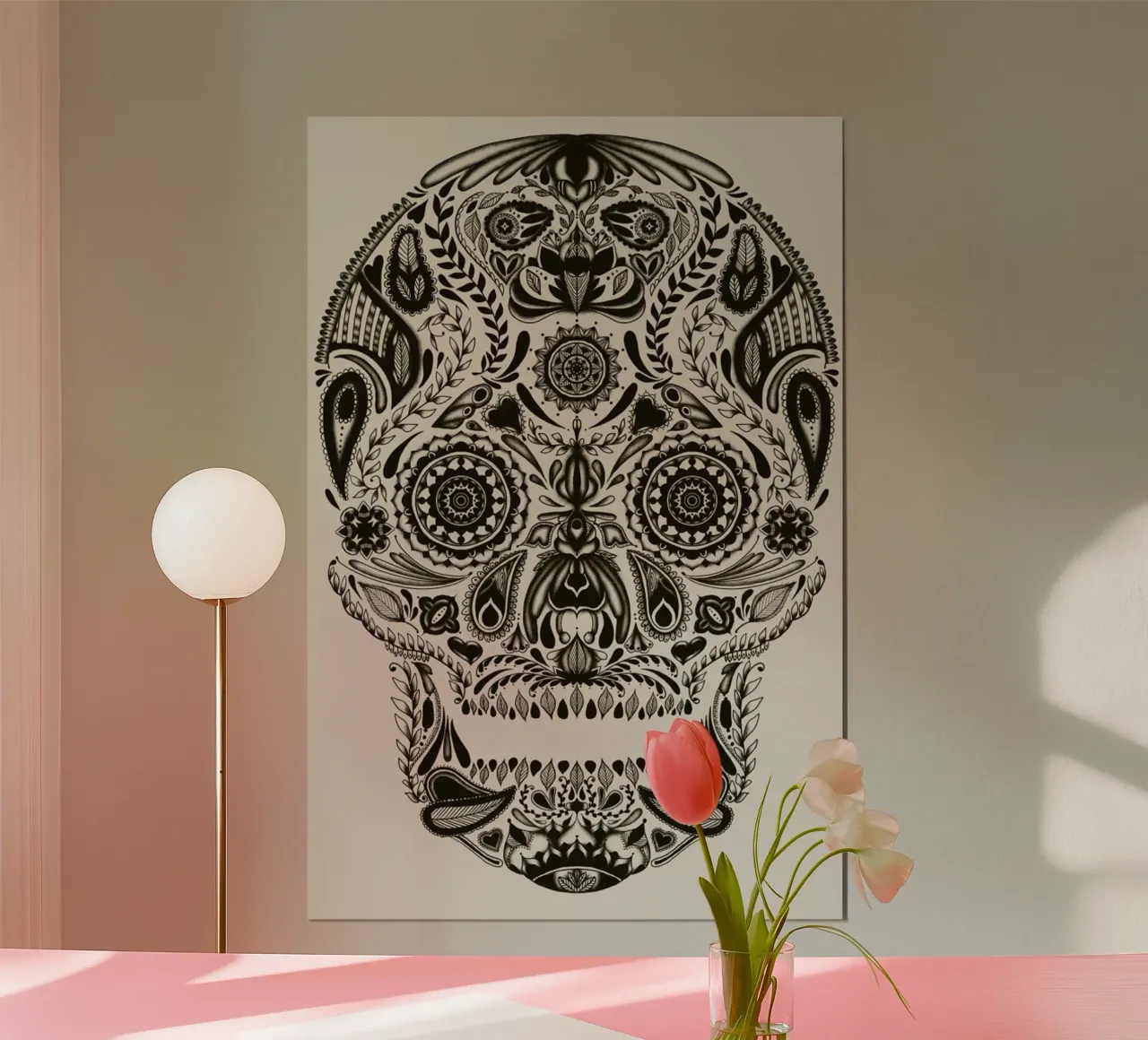 Dia de los muertos carta hahnemühle da Tobe Fonseca