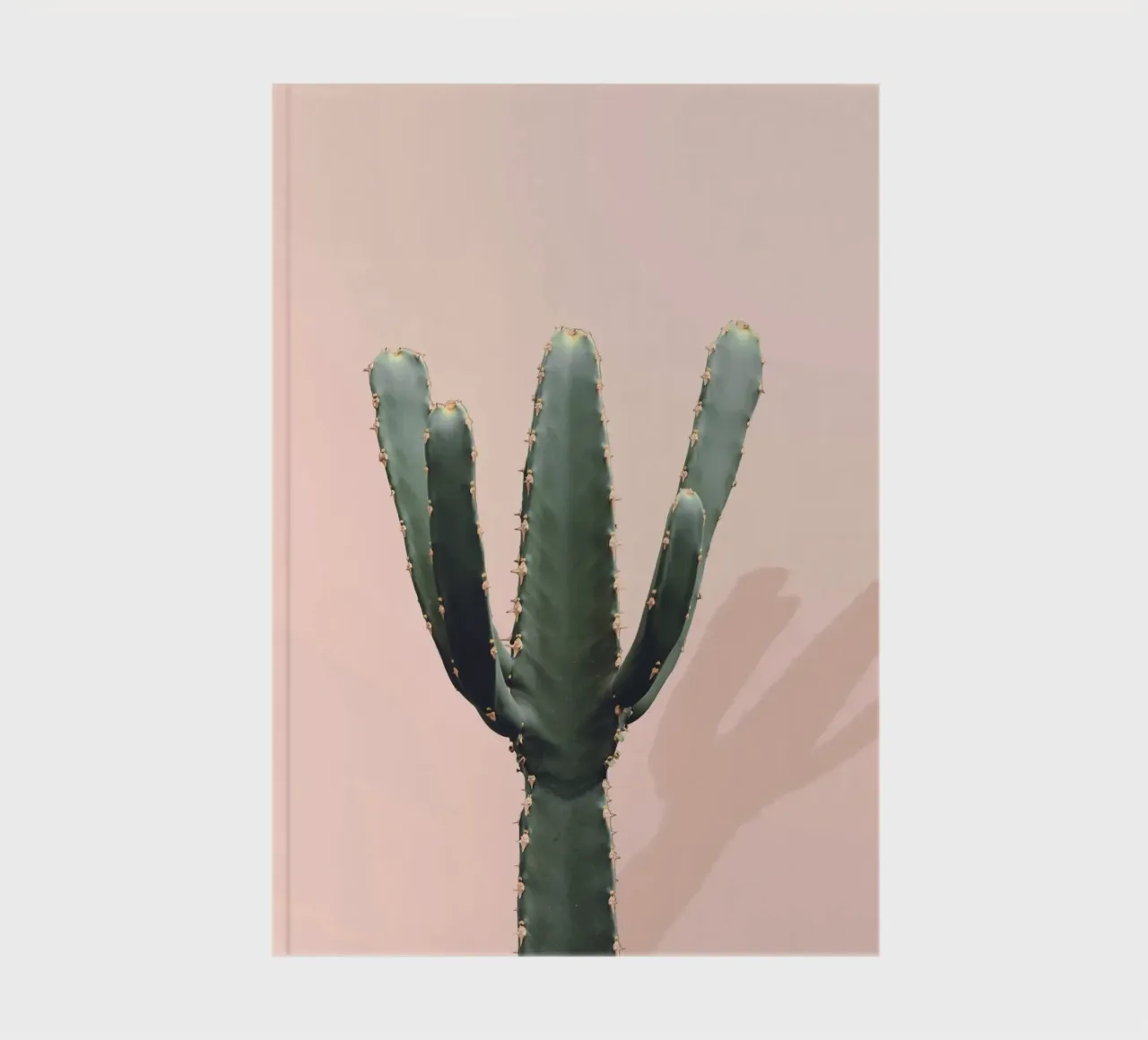 Minimalist cactus - botanical elegance notebook by Whole©