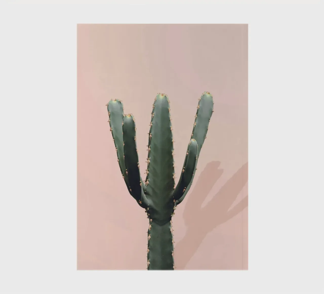 Minimalist cactus - botanical elegance notebook by Whole©