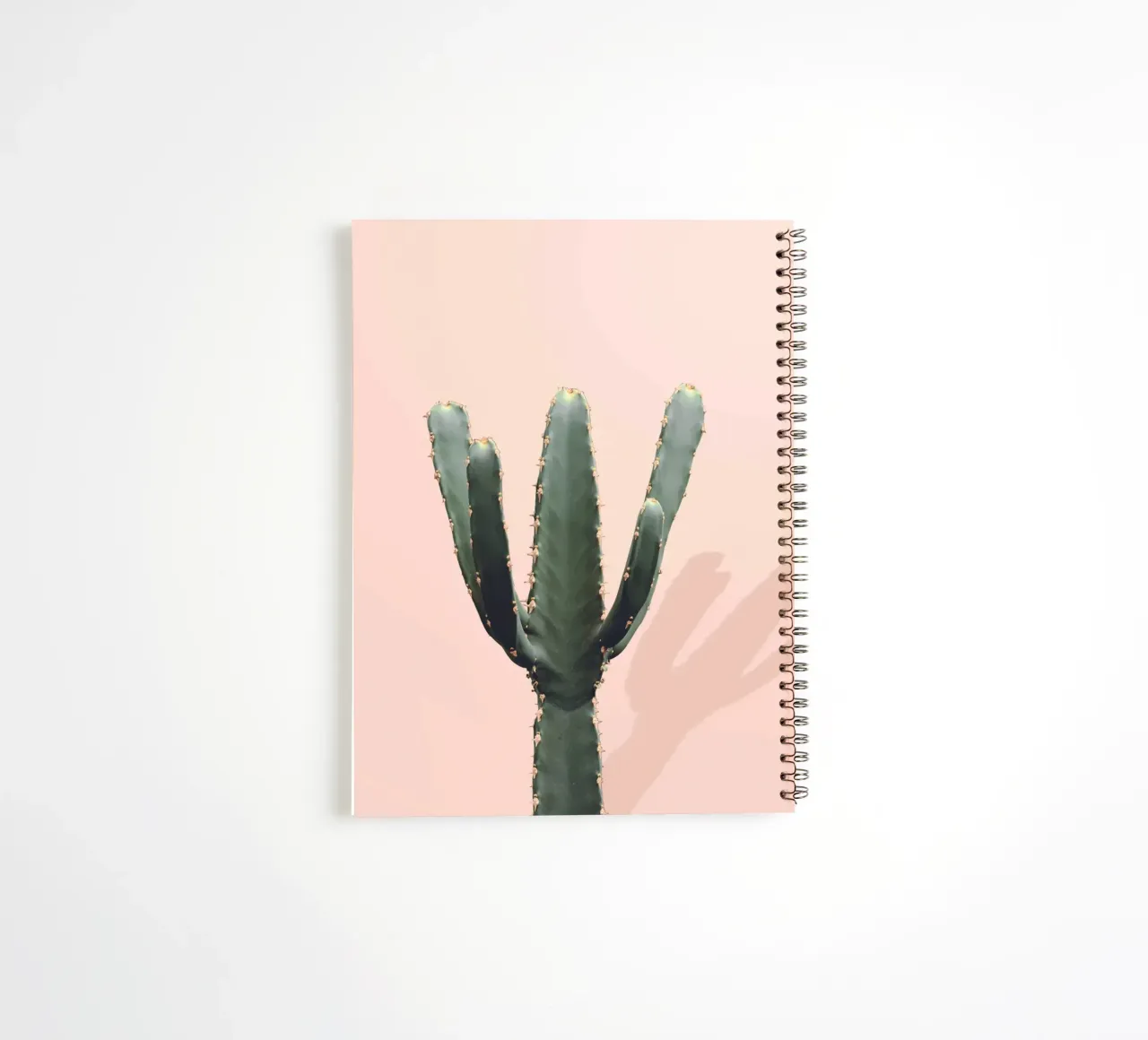 Minimalist cactus - botanical elegance spiral notebook by Whole©