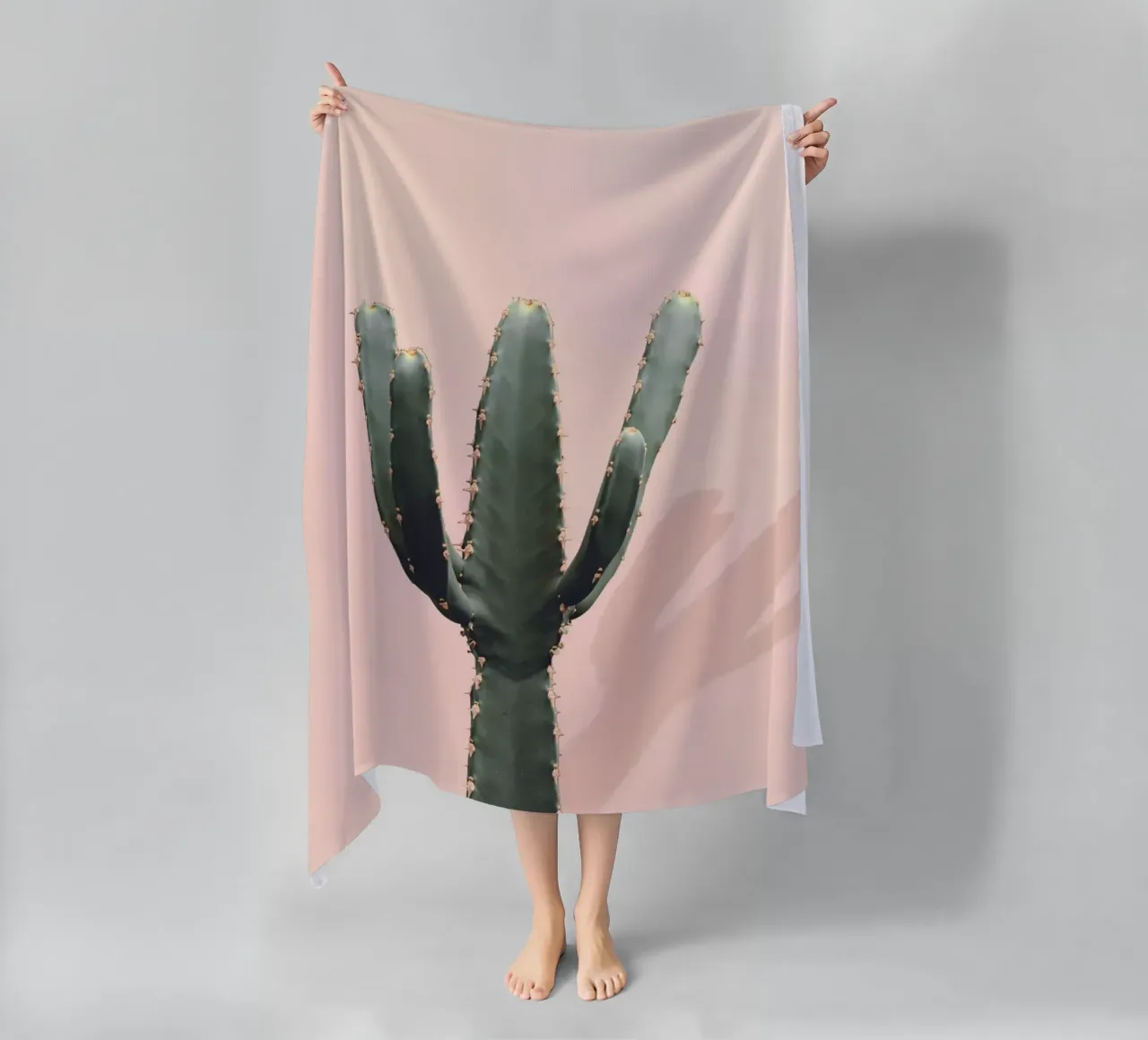 Cactus minimalista - eleganza botanica telo mare da Whole©