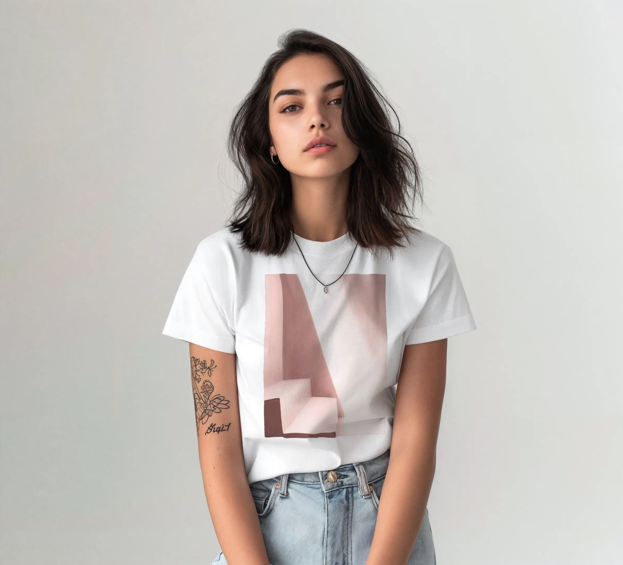 Scala minimalista - luci e ombre t-shirt da Whole©