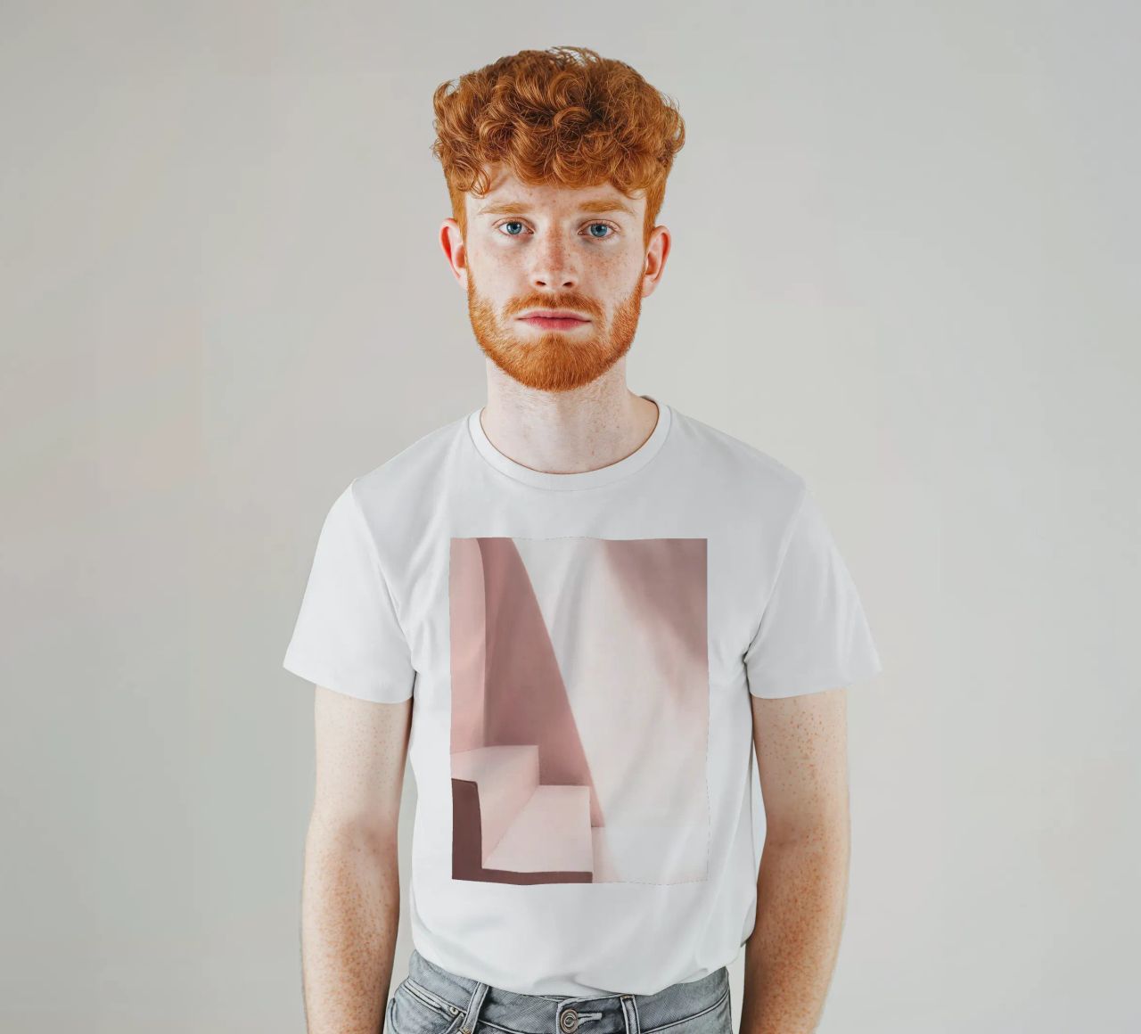 Scala minimalista - luci e ombre t-shirt da Whole©