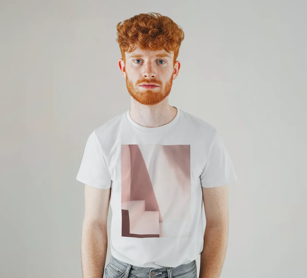 Escalier minimaliste - ombre et lumière t-shirt de Whole©