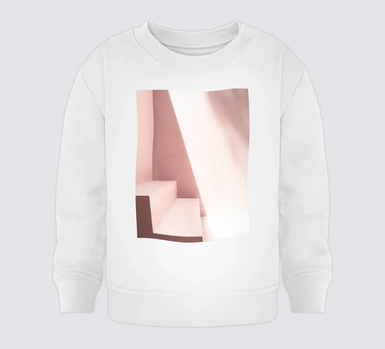 Minimalist staircase - light and shade baby sweatshirt by Whole©