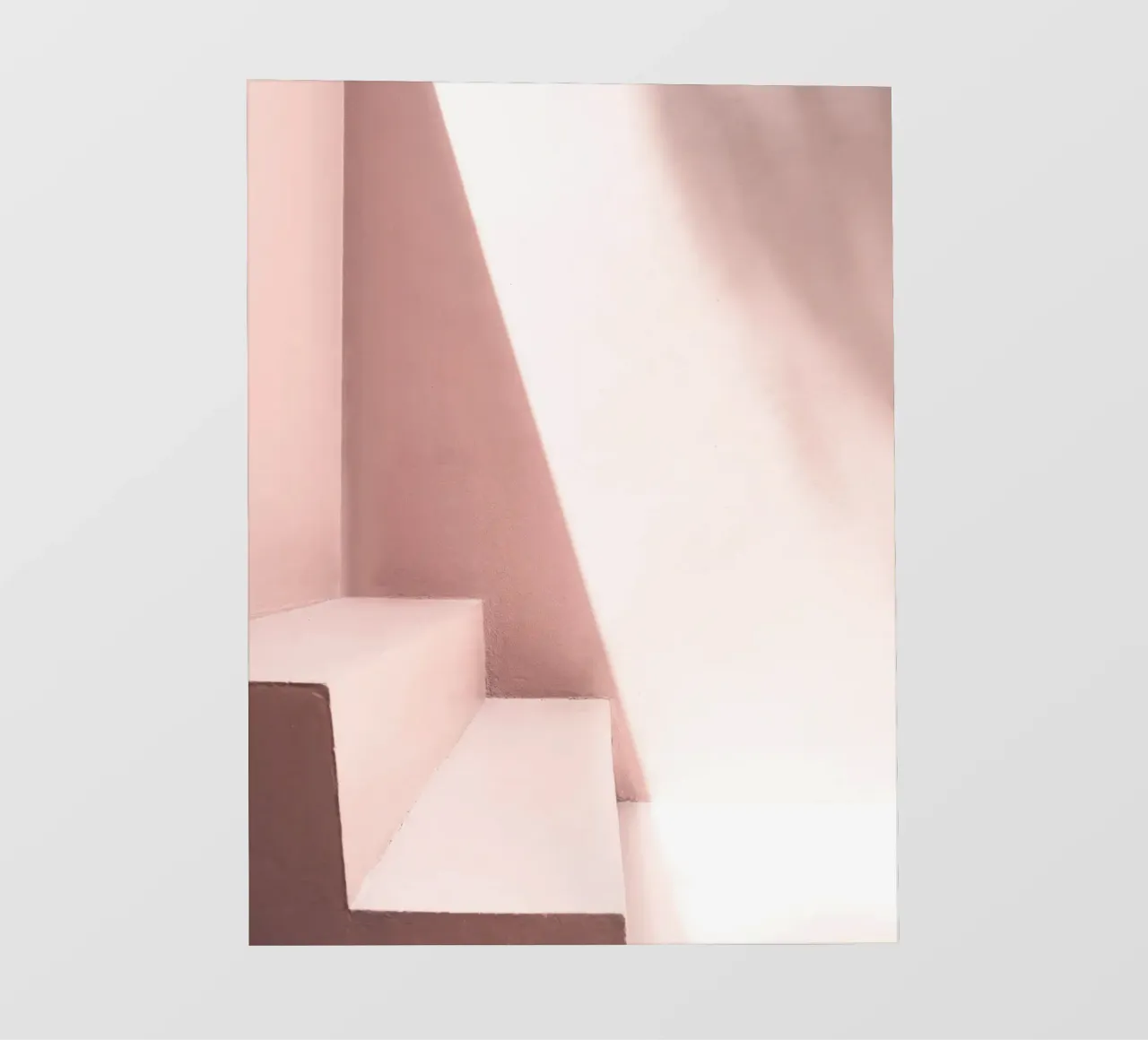 Minimalistische trap - licht en schaduw pvc-zeil van Whole©