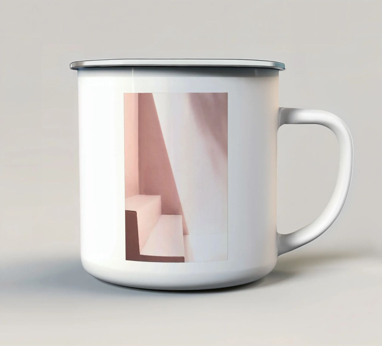 Scala minimalista - luci e ombre tazza in smalto da Whole©