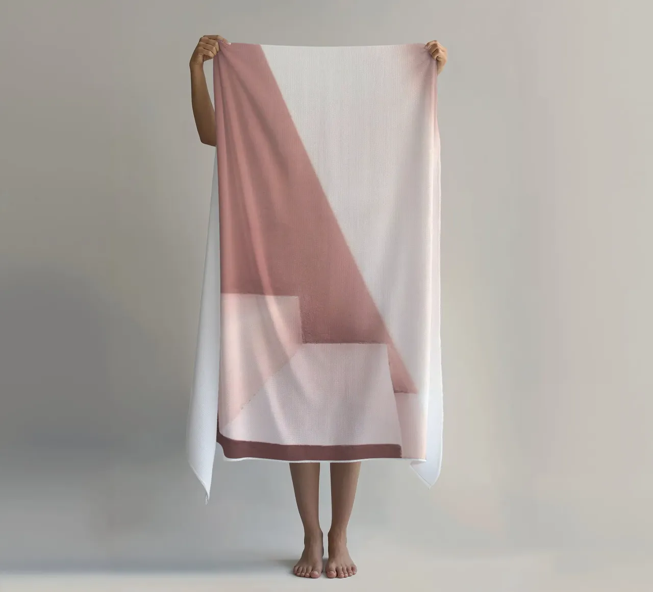 Scala minimalista - luci e ombre telo mare da Whole©