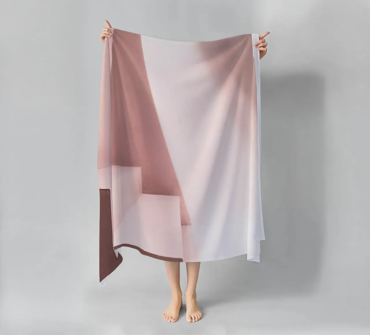 Scala minimalista - luci e ombre telo mare da Whole©