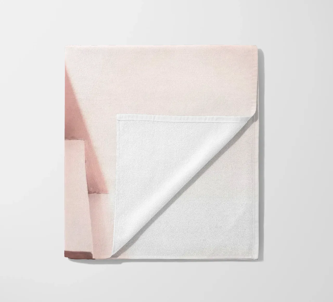 Minimalist staircase - light and shade beach towel by Whole©