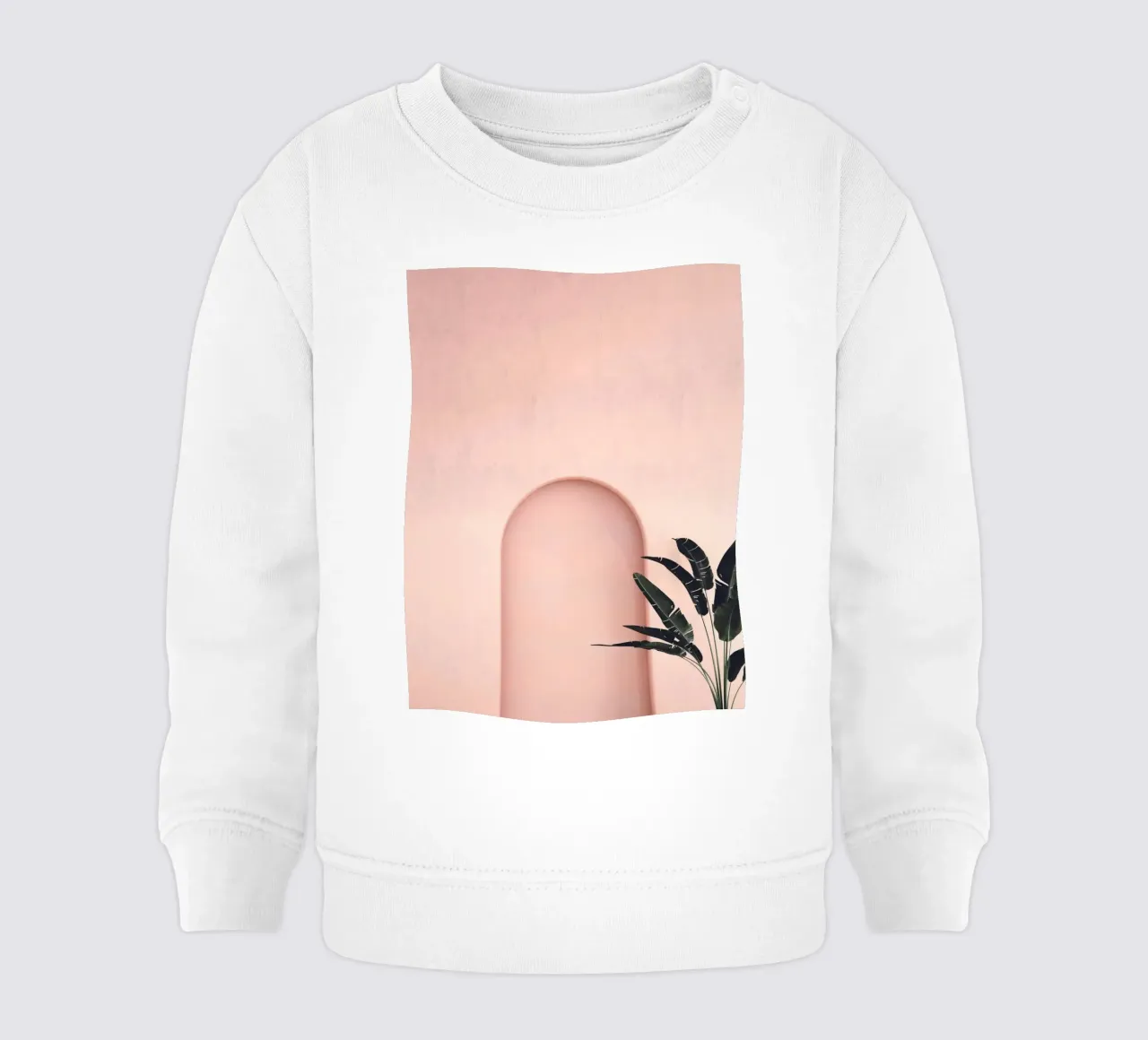 Forme eleganti - minimalismo botanico felpa neonato da Whole©