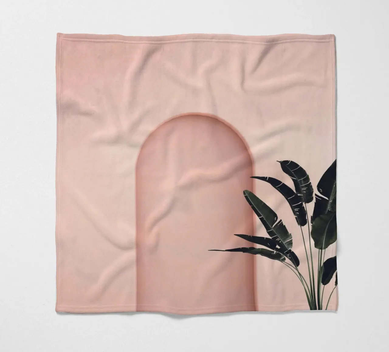 Forme eleganti - minimalismo botanico coperta in pile da Whole©