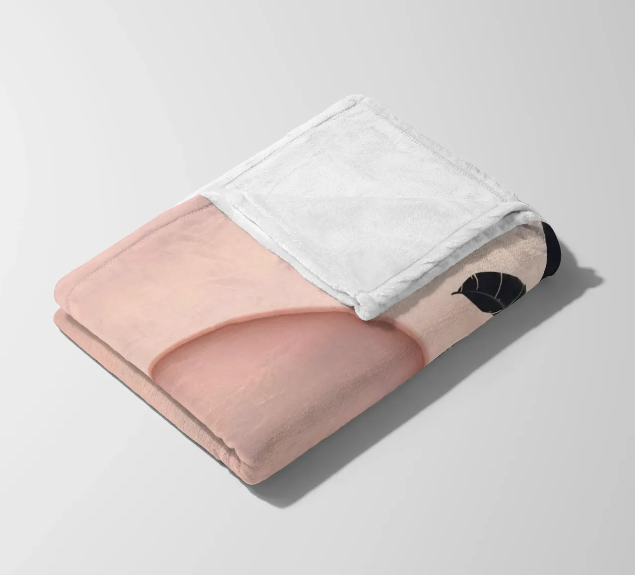 Forme eleganti - minimalismo botanico coperta in pile da Whole©