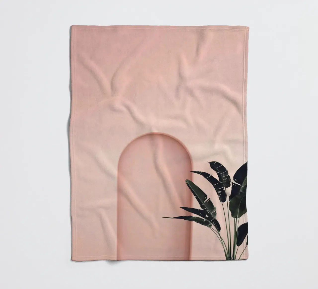 Forme eleganti - minimalismo botanico coperta in pile da Whole©