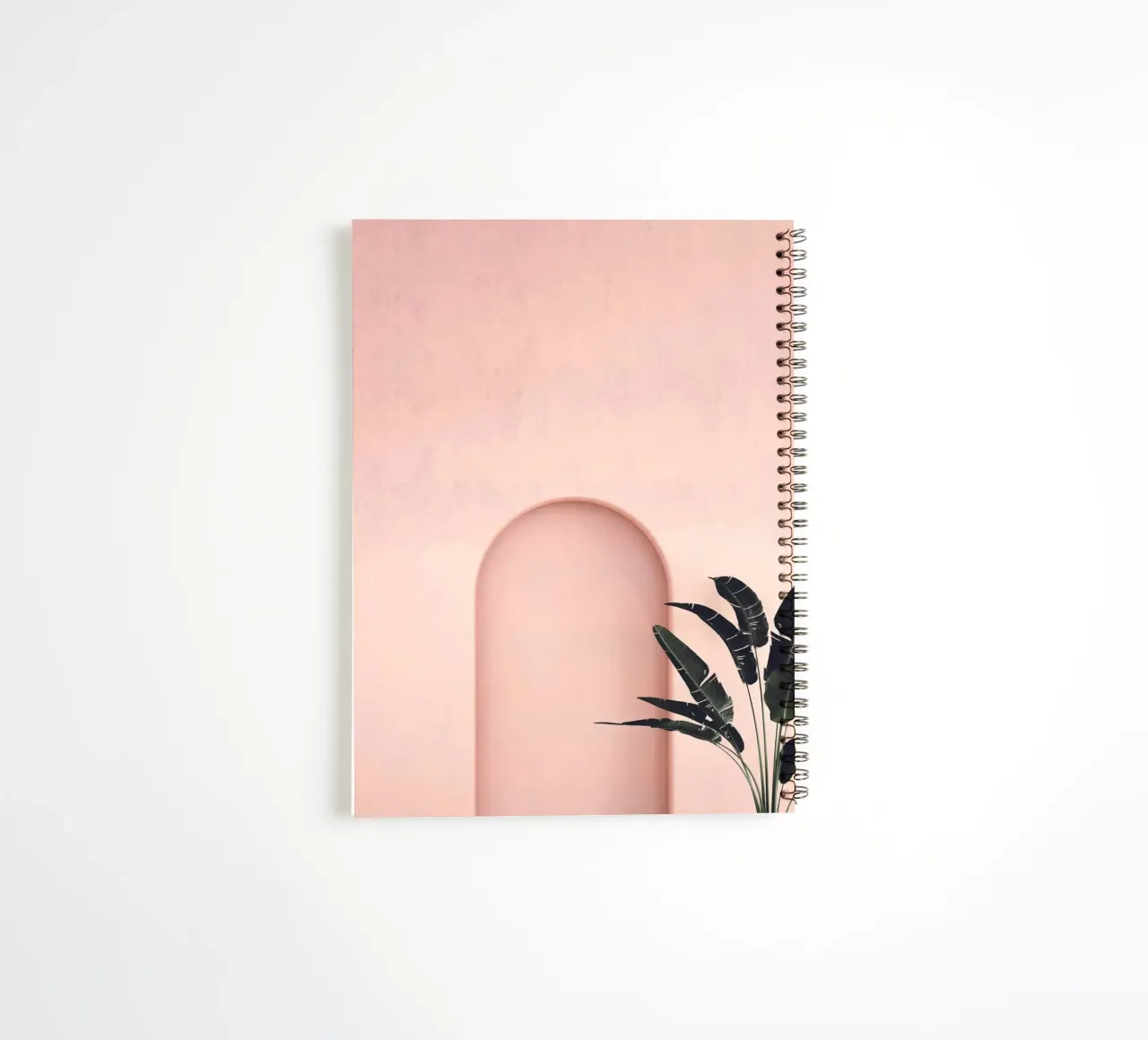 Elegant shapes - botanical minimalism spiral notebook by Whole©
