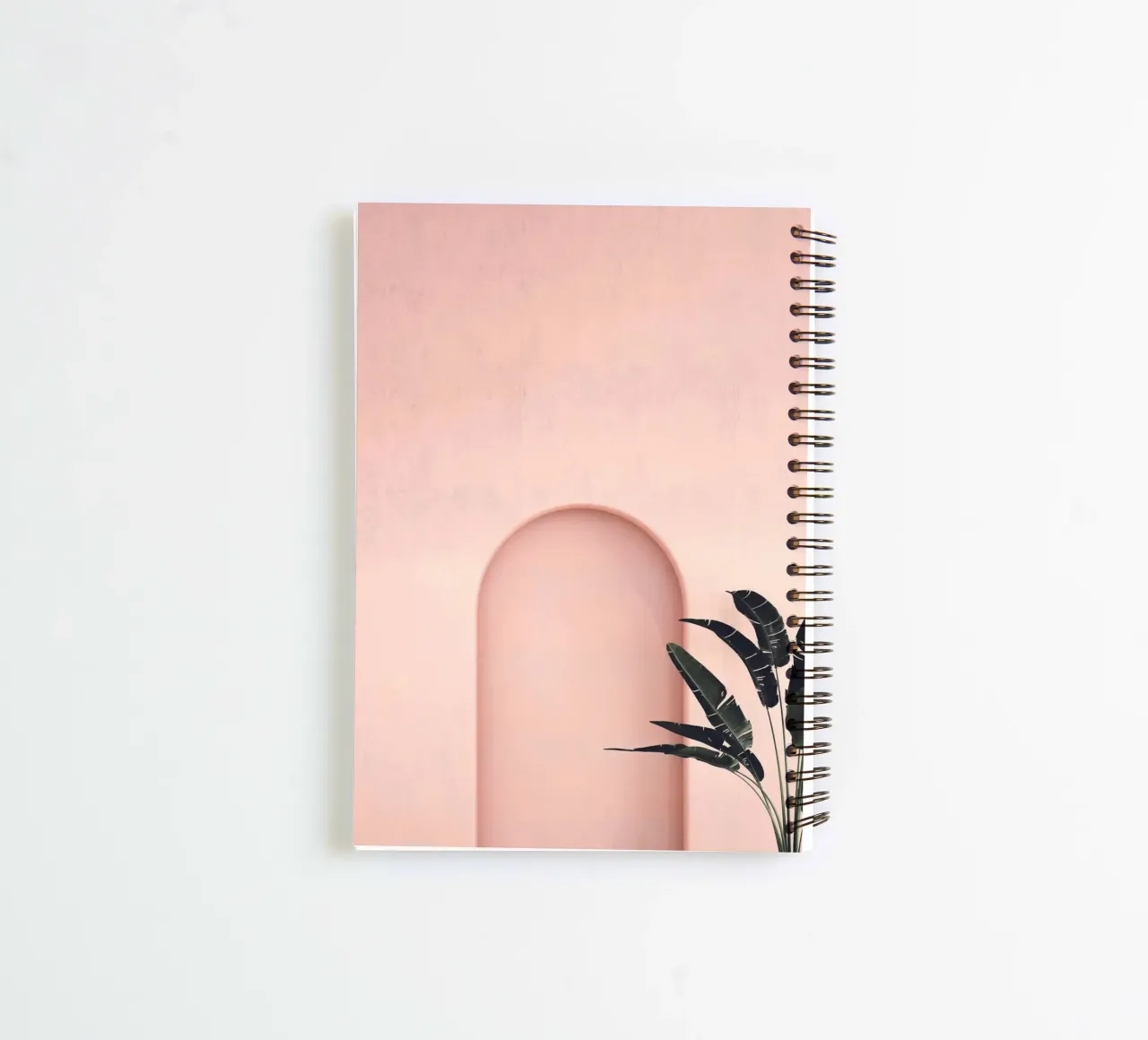 Elegant shapes - botanical minimalism spiral notebook by Whole©
