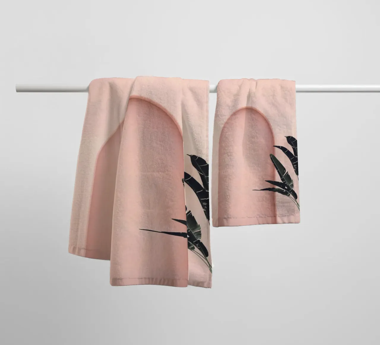 Forme eleganti - minimalismo botanico asciugamano da bagno da Whole©
