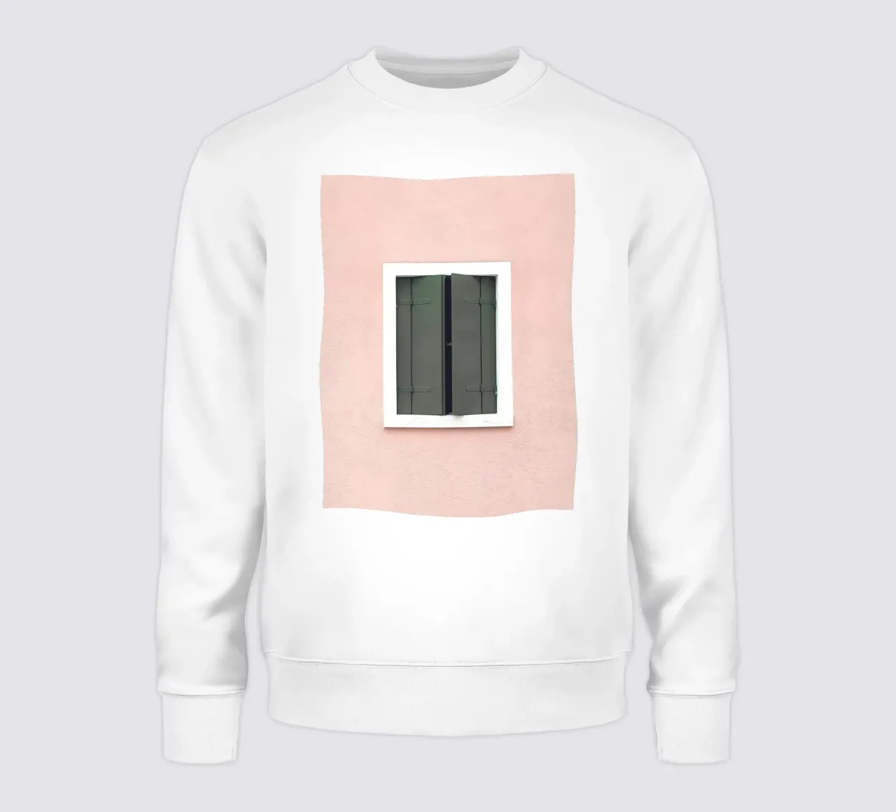 Simple window art - Mediterranean charm sweatshirt by Whole©