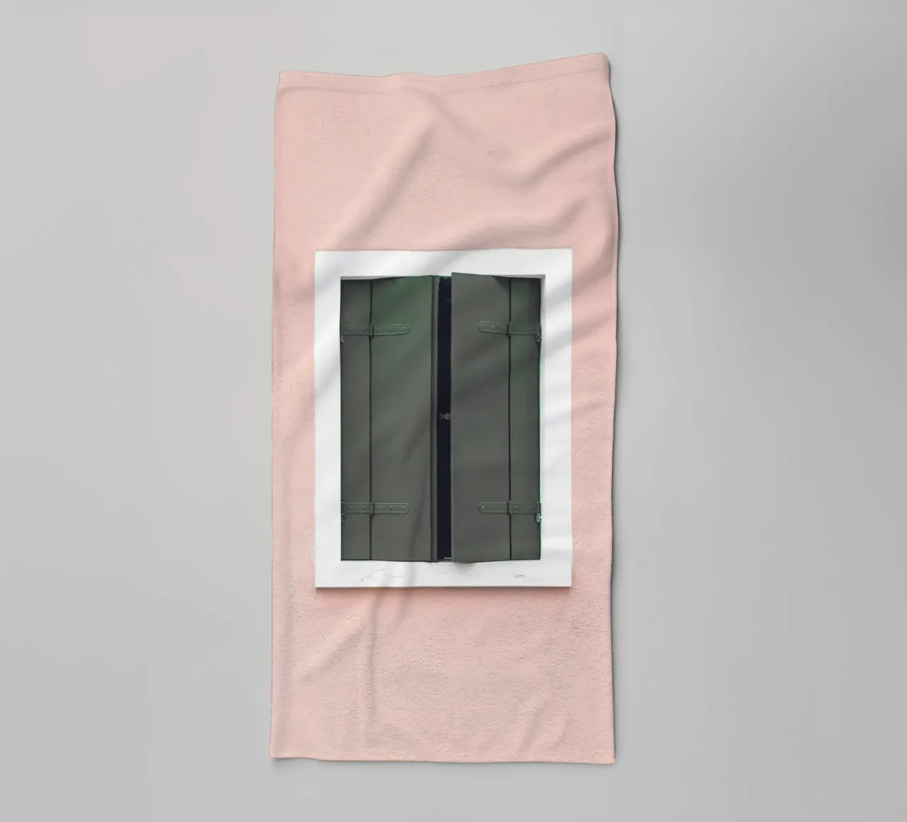 Simple window art - Mediterranean charm towel by Whole©