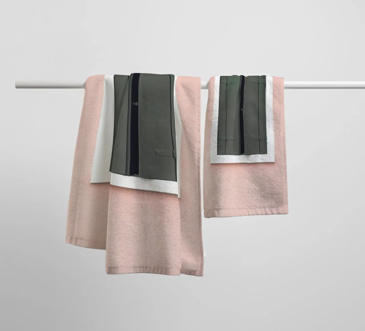 Simple window art - Mediterranean charm towel by Whole©