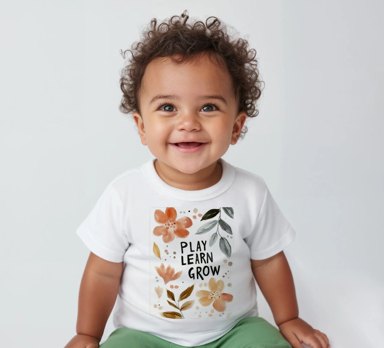 Play Learn Grow (Version 3) maglietta neonato da treechild