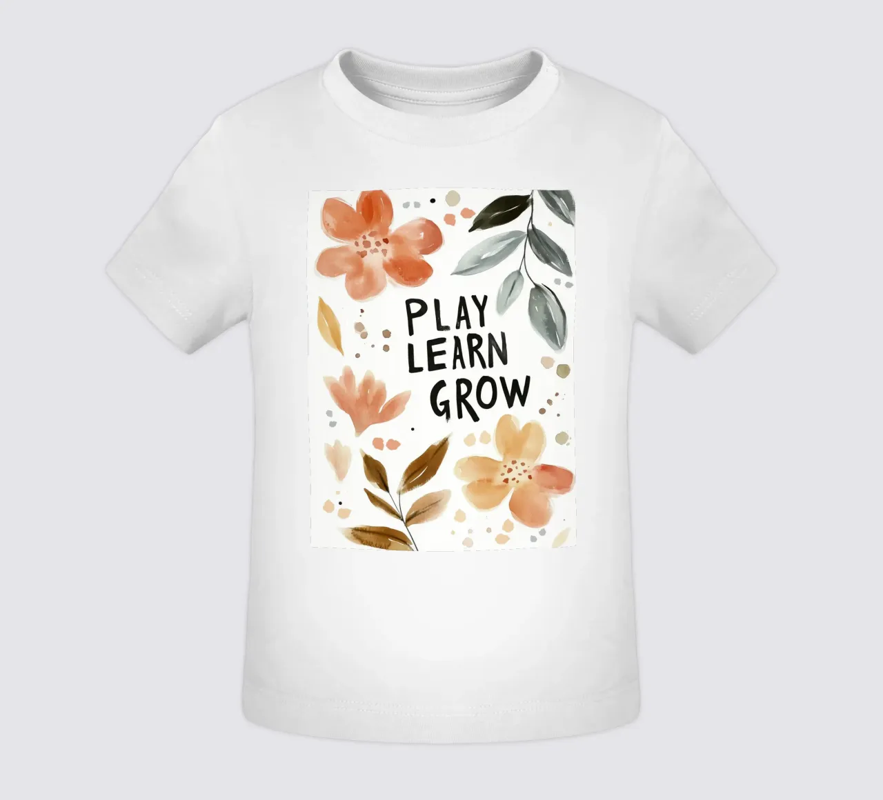 Play Learn Grow (Version 3) maglietta neonato da treechild