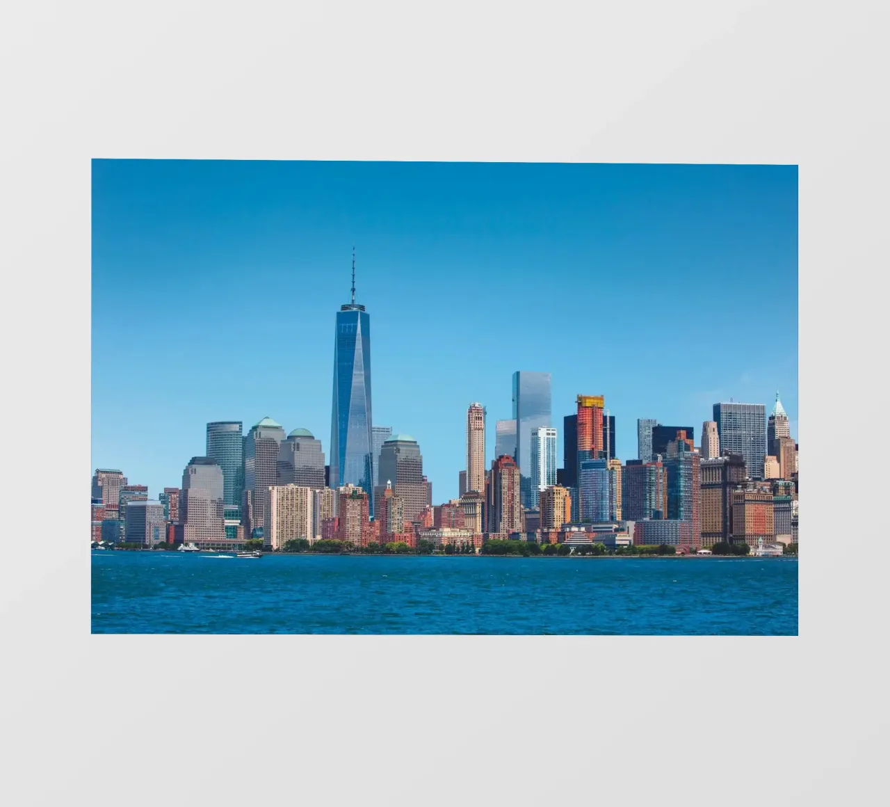 Manhattan skyline pvc cover by Dave Hare Photography