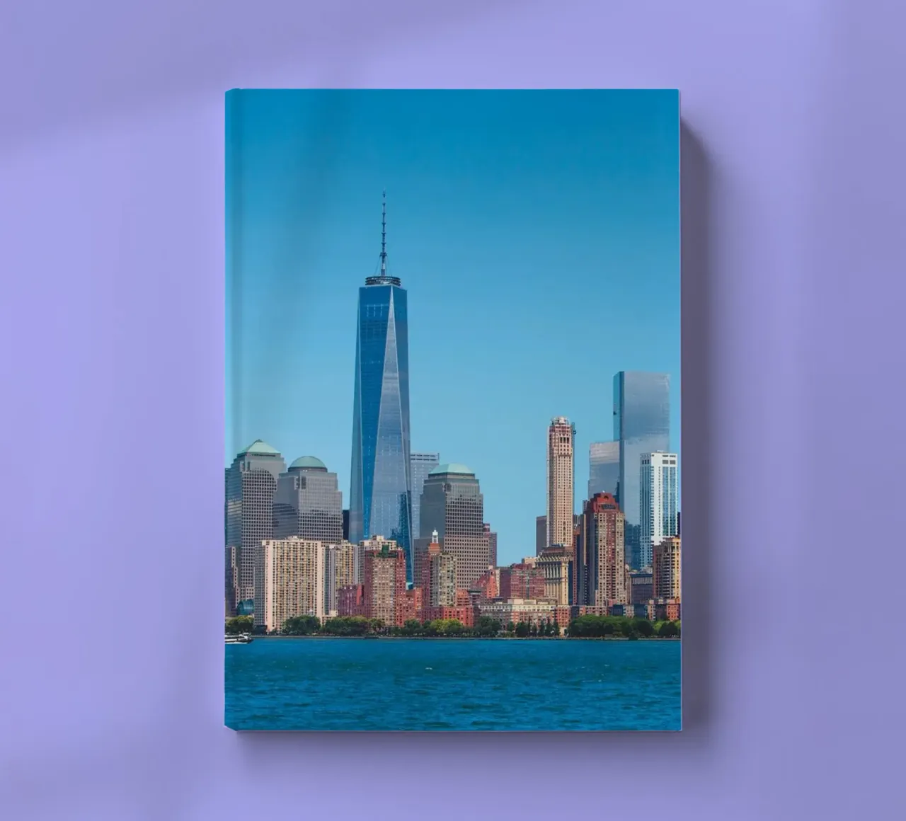 Manhattan skyline notebook by Dave Hare Photography