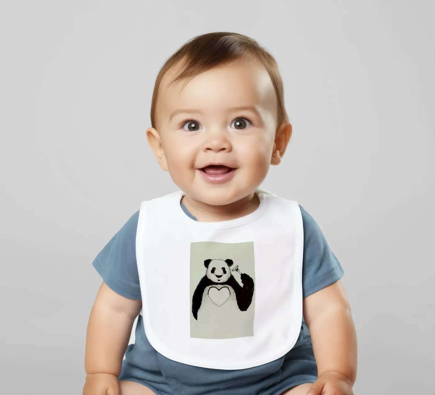 Panda Love bavaglino da Tobe Fonseca