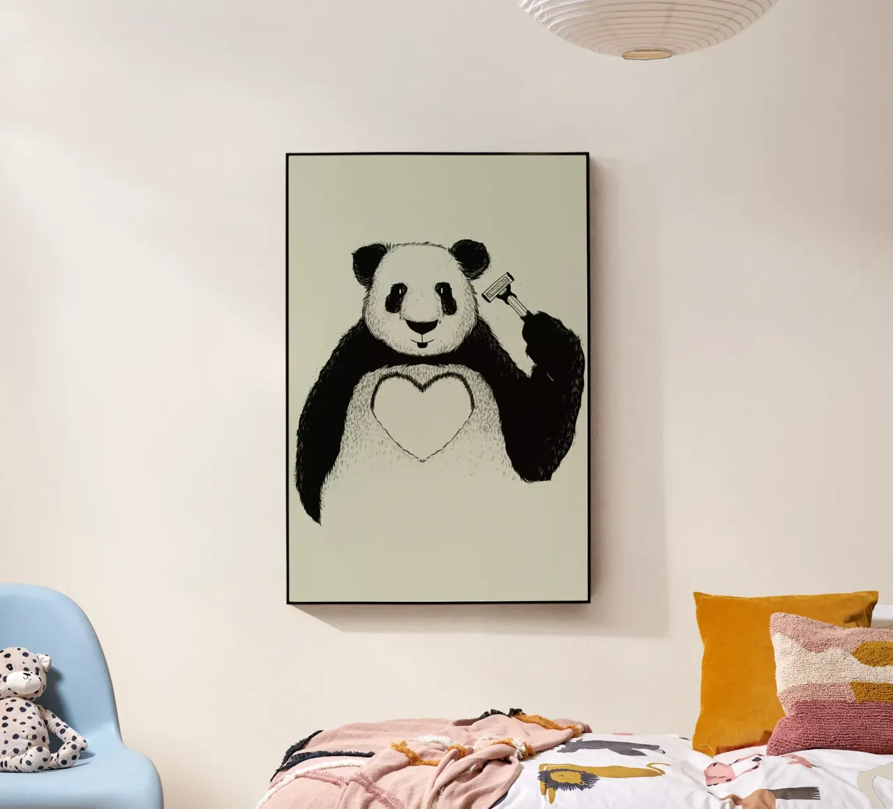 Panda Love plexiglass da Tobe Fonseca