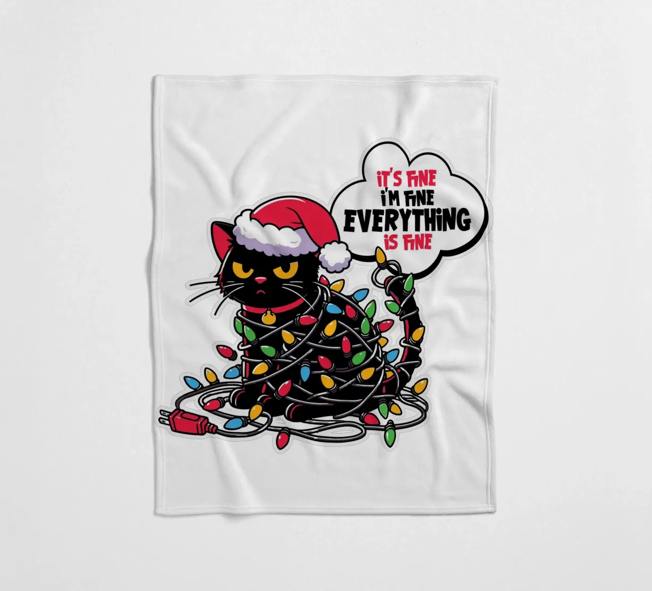 It's fine I'm fine everything is fine coperta in pile da edsonramosart