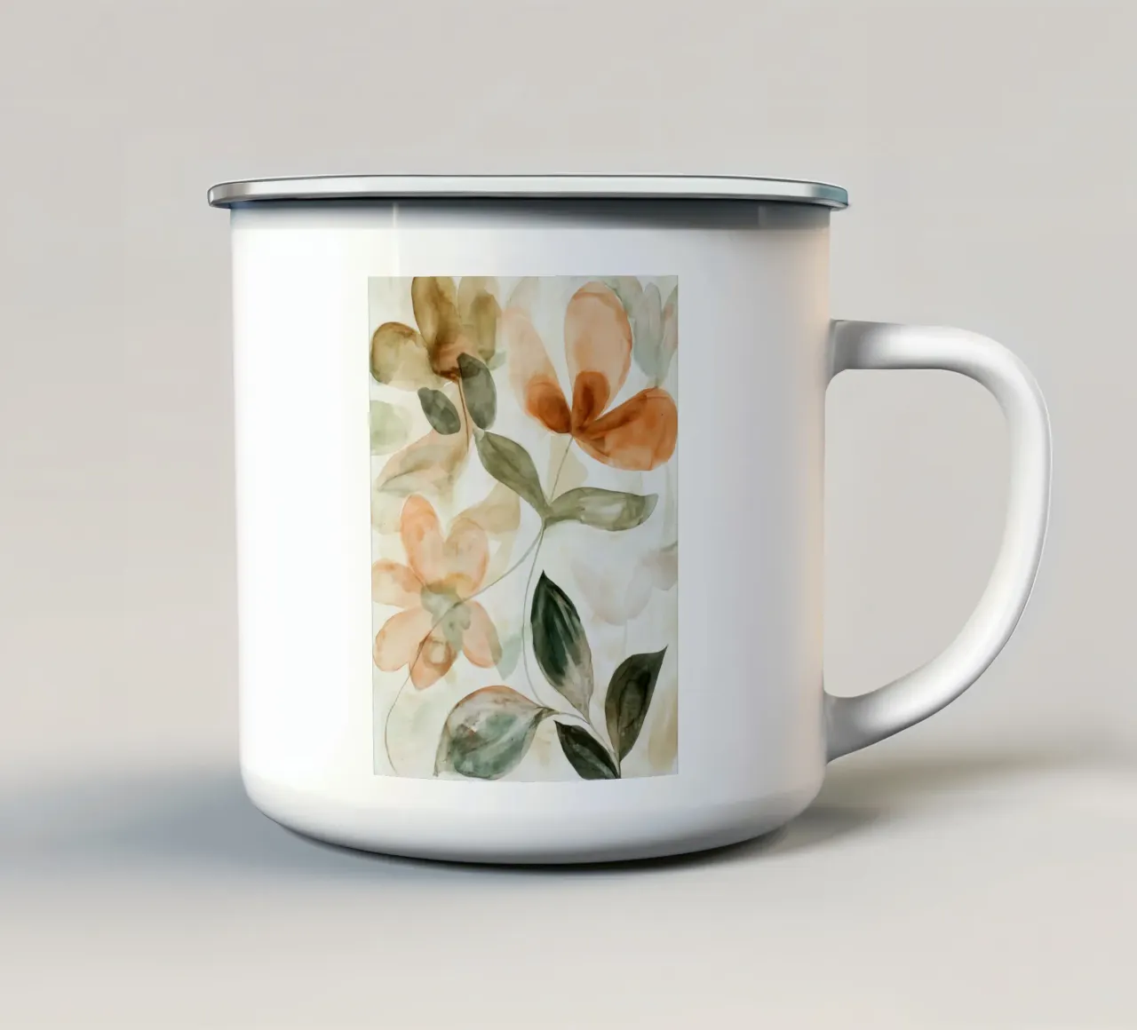 Earthy Bloom No 1 tazza in smalto da treechild