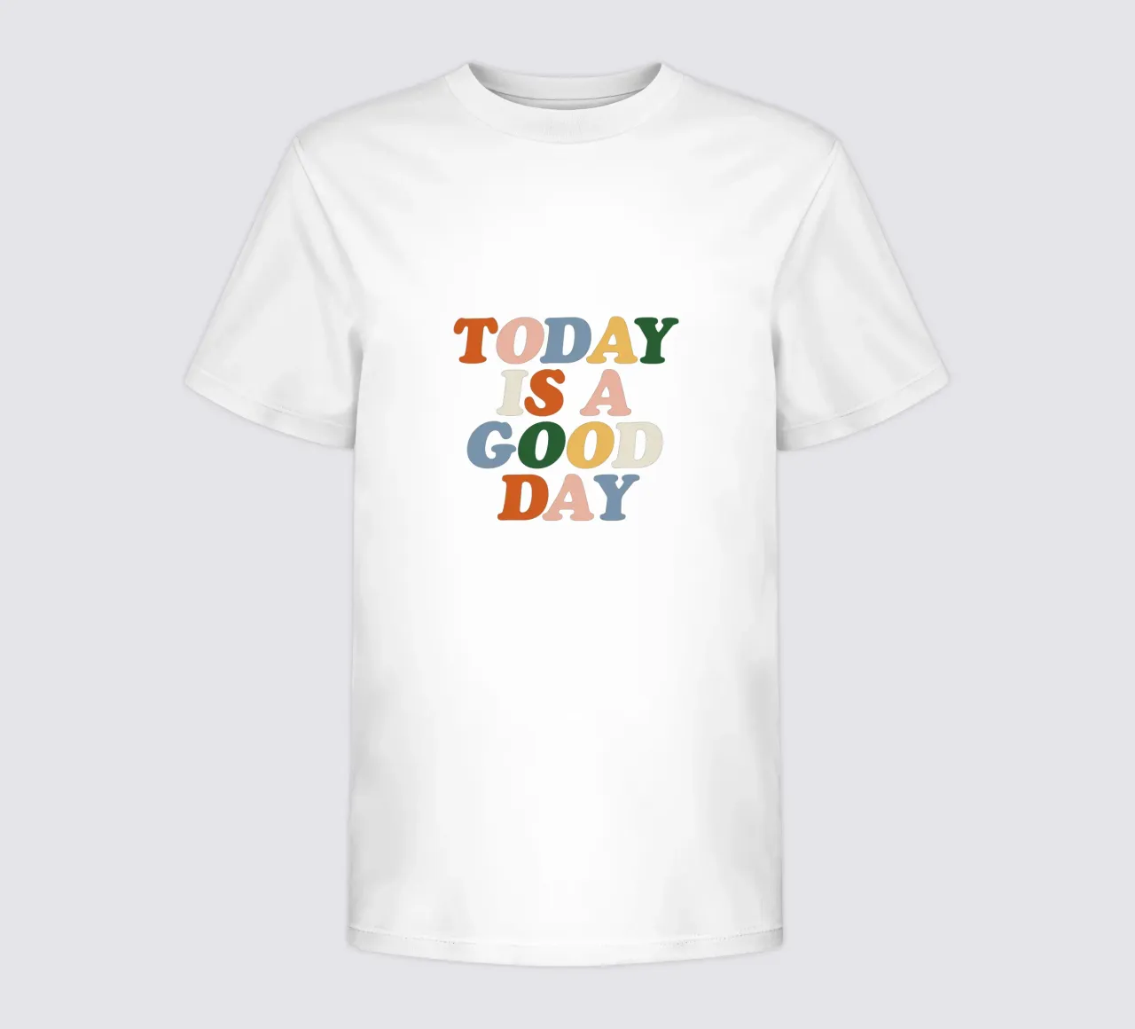 Today is a Good Day Retro Typografie Design on Black kids t-shirt by THE MOTIVATED TYPE