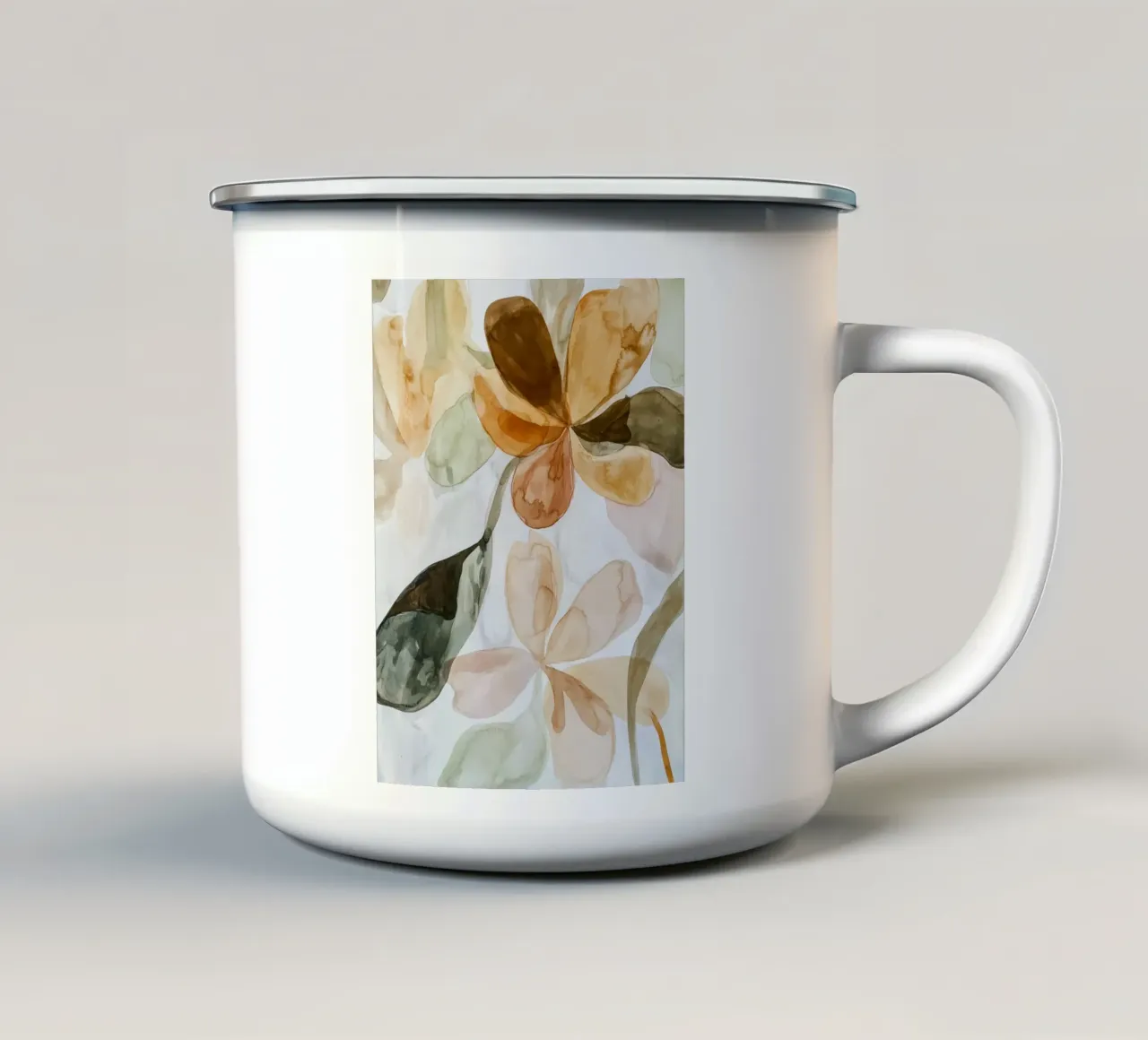 Earthy Bloom No 3 tazza in smalto da treechild