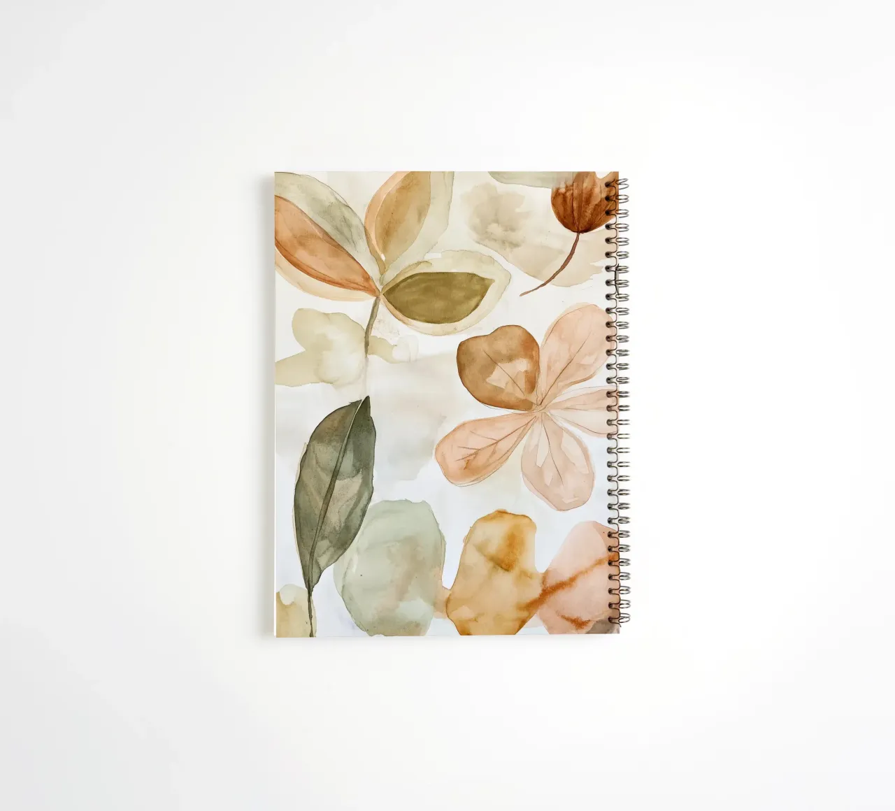 Earthy Bloom No 4 spiral notebook by treechild