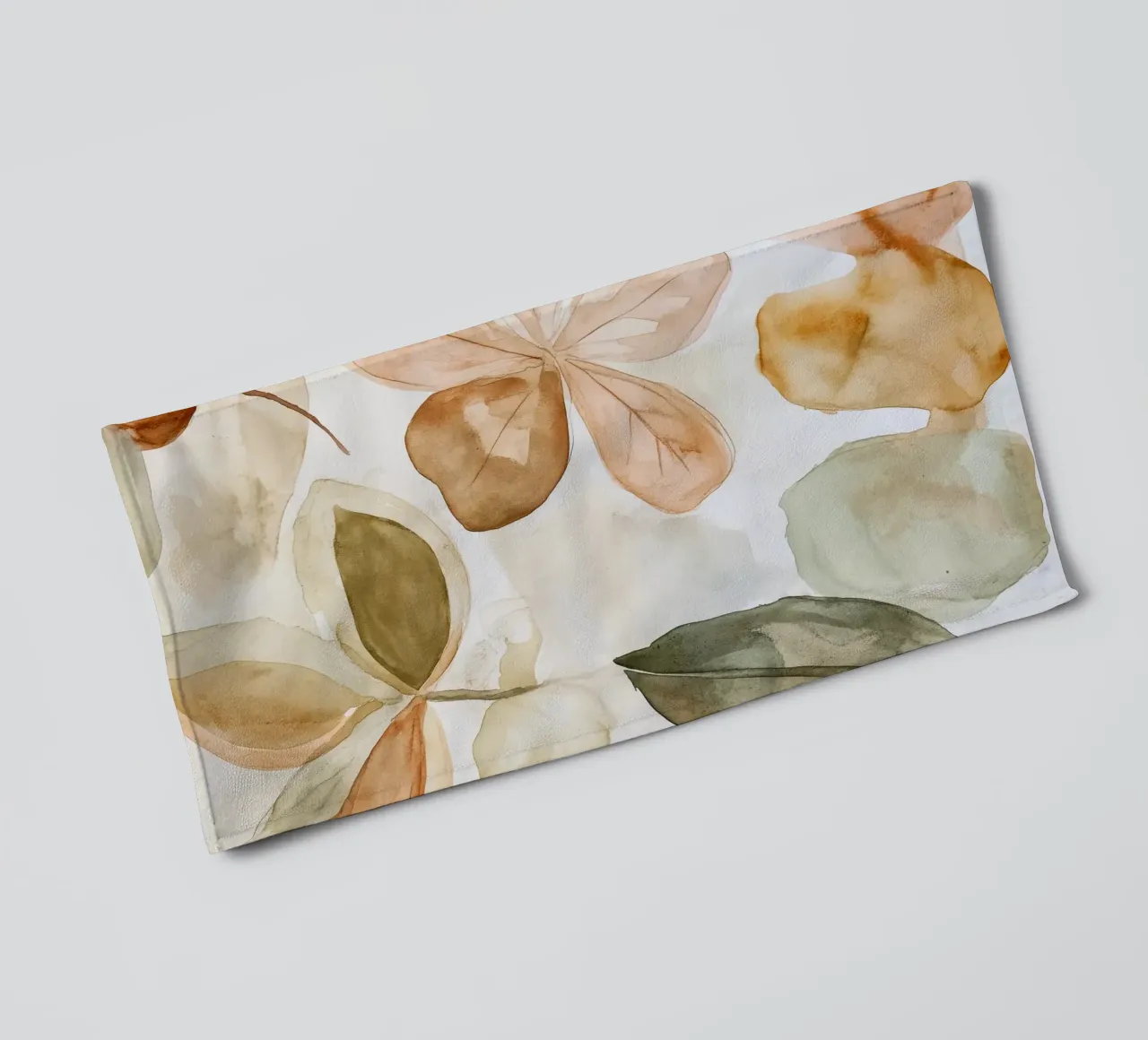 Earthy Bloom No 4 asciugamano da bagno da treechild