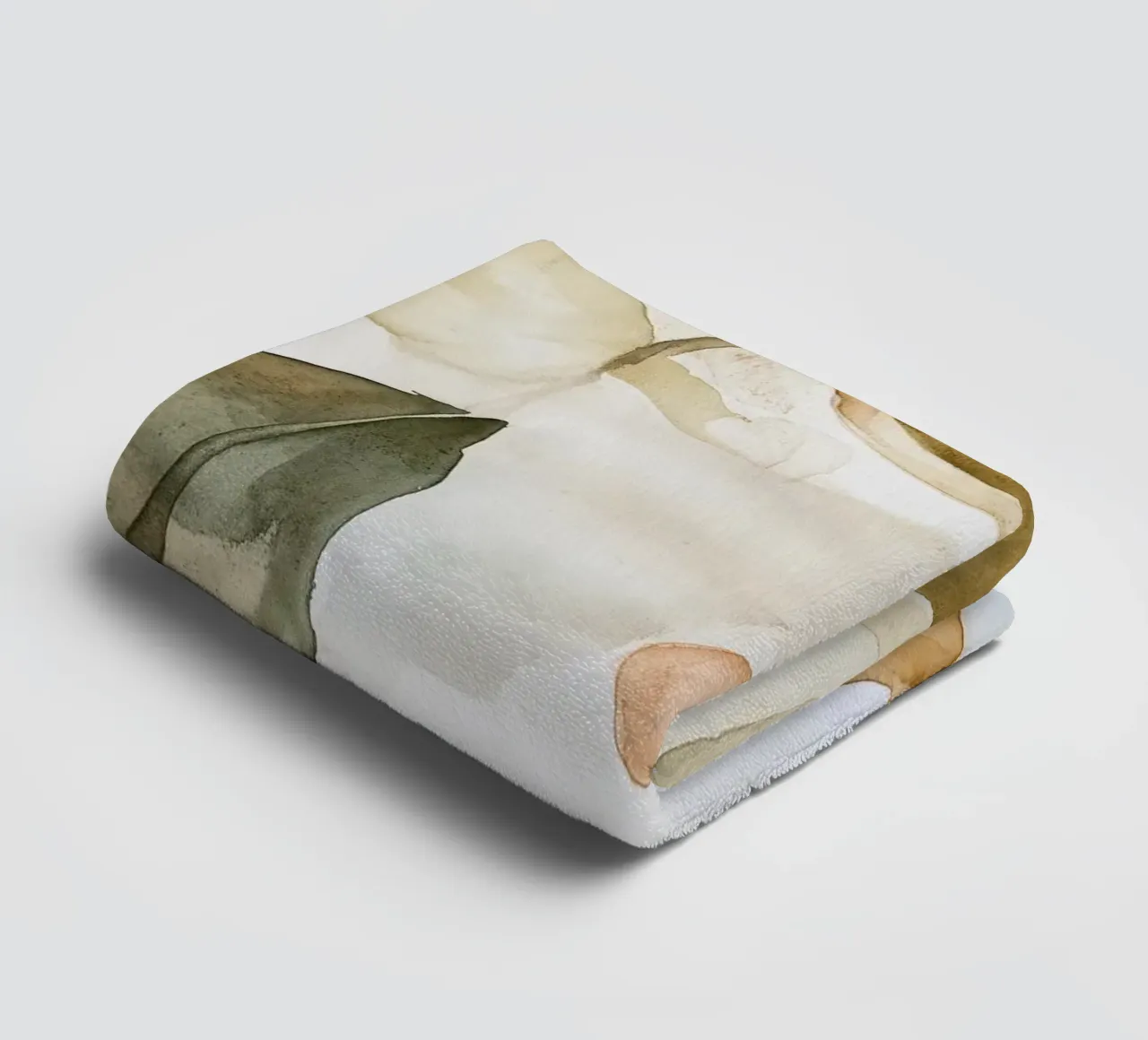 Earthy Bloom No 4 asciugamano da bagno da treechild