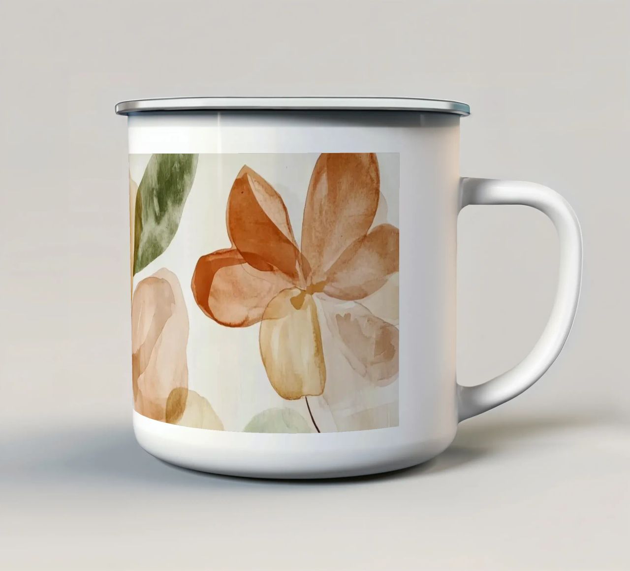 Earthy Bloom No 5 tazza in smalto da treechild