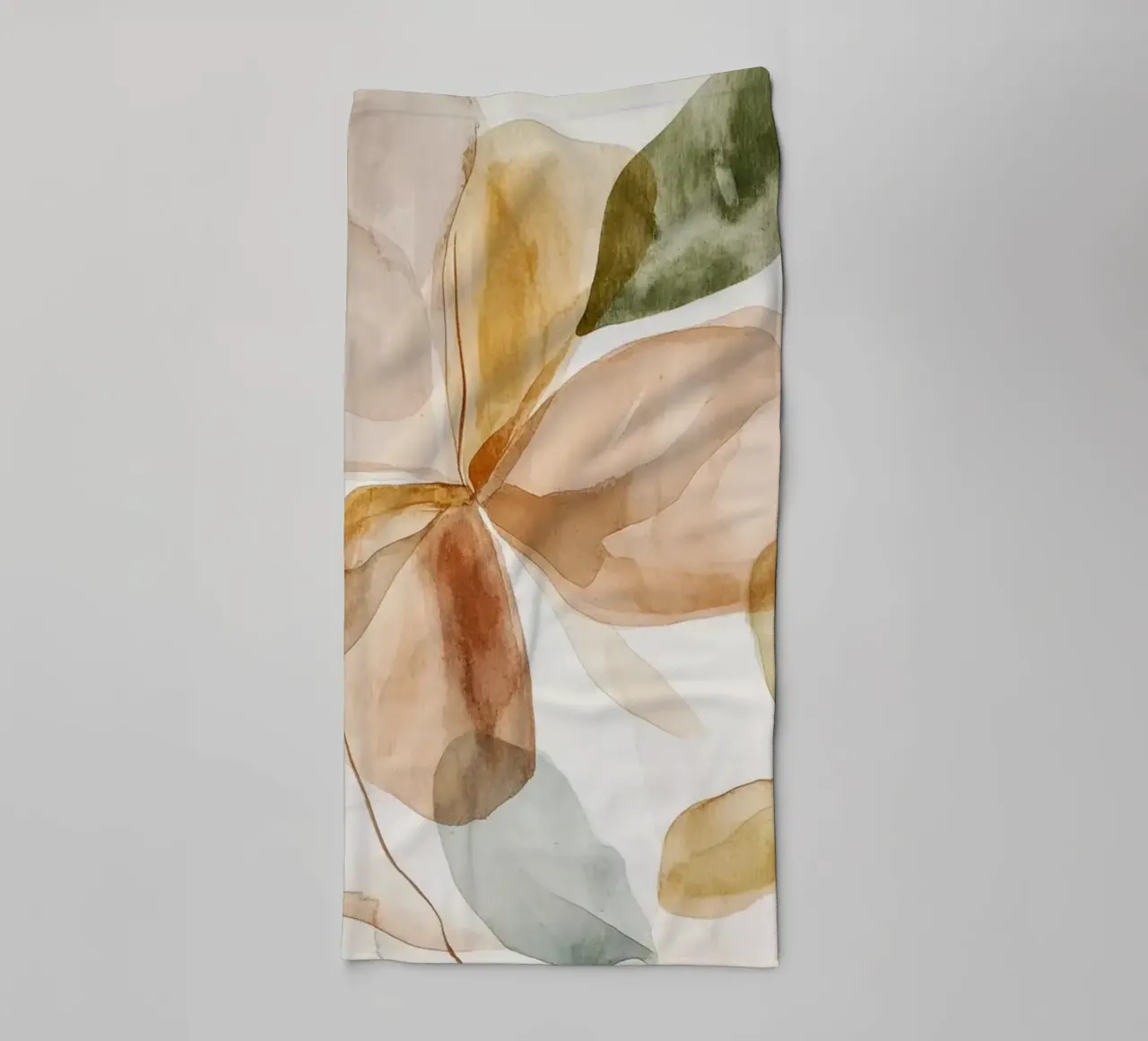 Earthy Bloom No 5 towel by treechild