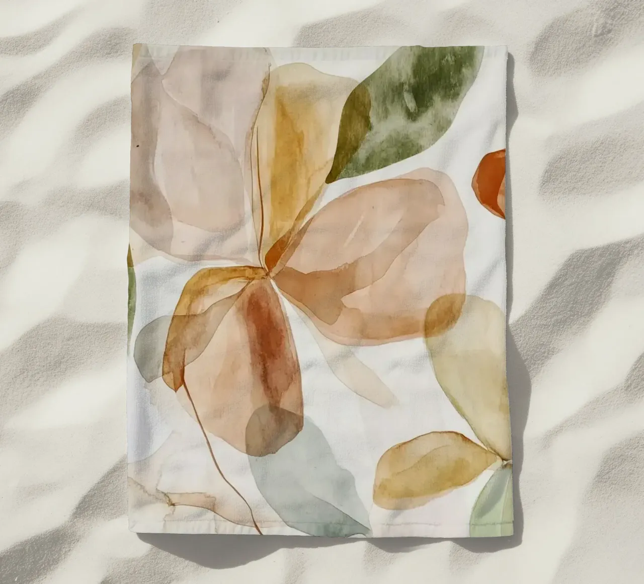 Earthy Bloom No 5 strandhanddoek van treechild