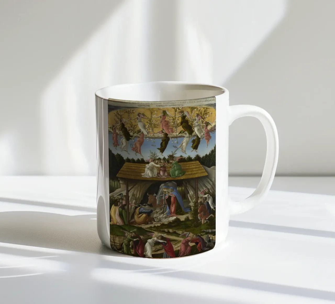 Sandro Botticelli - The Mystical Nativity tazza in ceramica da Timeless Artworks