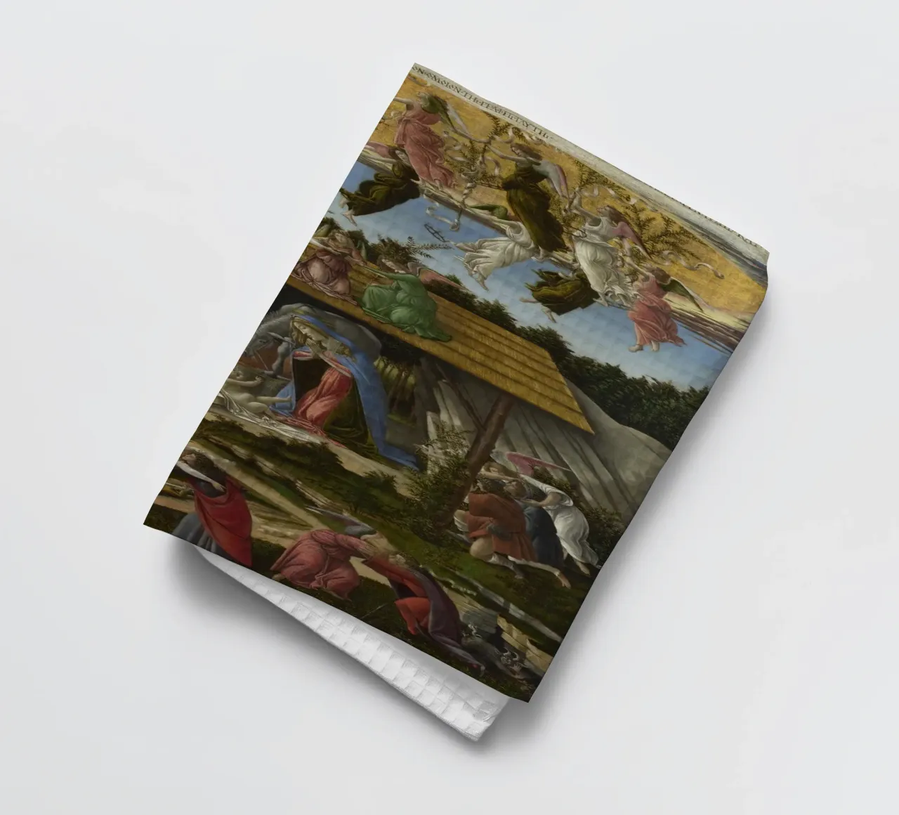 Sandro Botticelli - The Mystical Nativity canovaccio da cucina da Timeless Artworks
