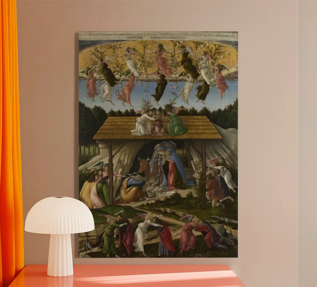 Sandro Botticelli - The Mystical Nativity plexiglass da Timeless Artworks