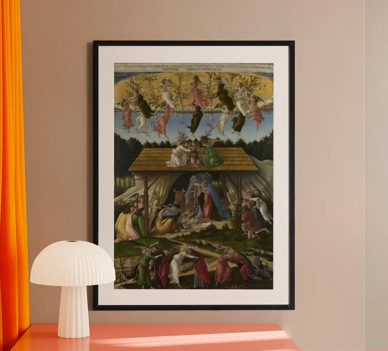 Sandro Botticelli - The Mystical Nativity carta hahnemühle da Timeless Artworks