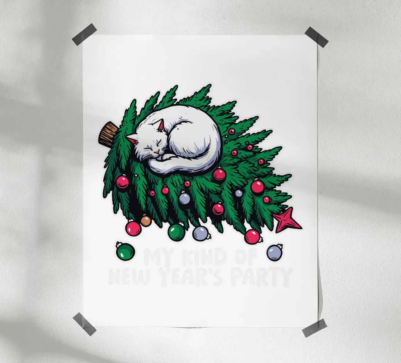 My kind of New Year's party poster da edsonramosart