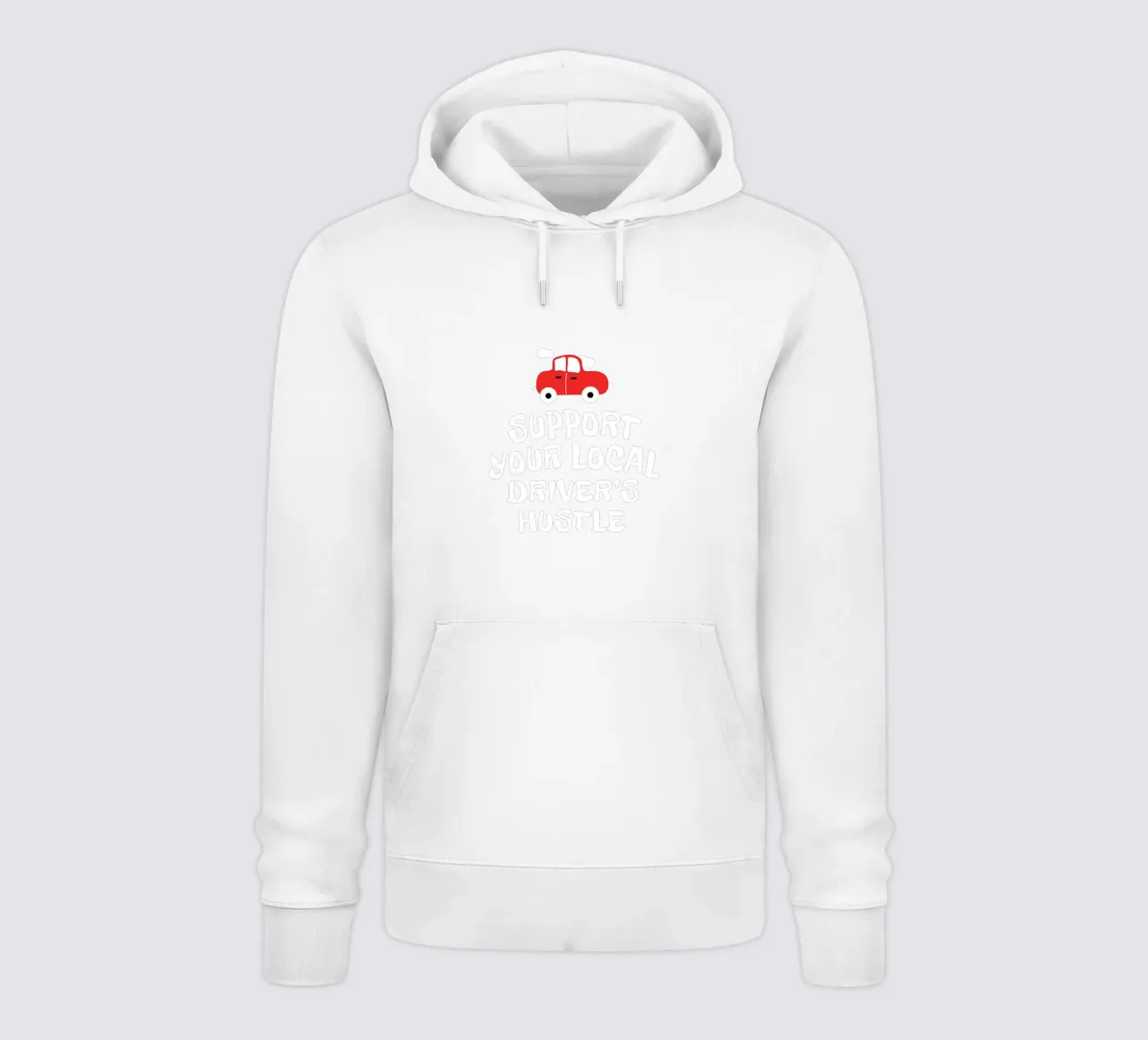 Support your local driver's hustle felpa con cappuccio da happieeagle