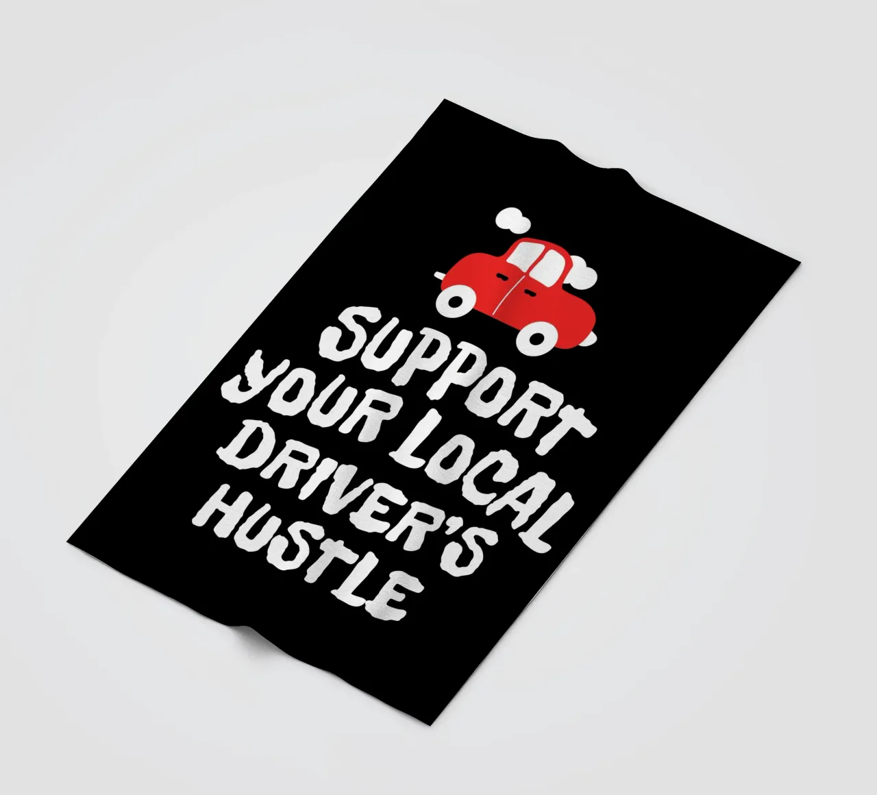 Support your local driver's hustle Fleecedecke von happieeagle