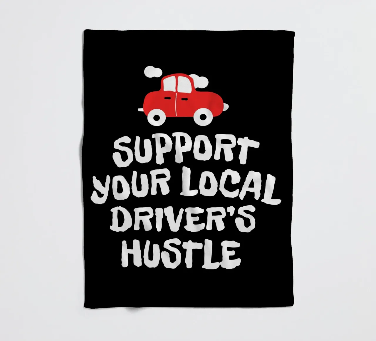 Support your local driver's hustle coperta in pile da happieeagle