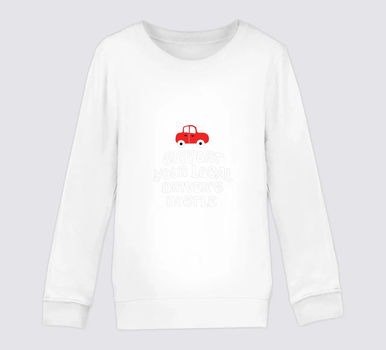 Support your local driver's hustle felpa bambino da happieeagle